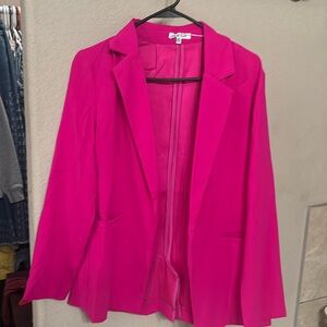 Hot pink blazer